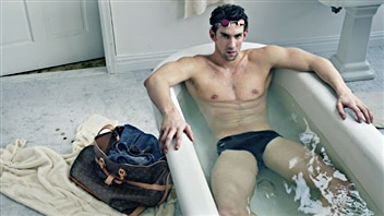 Michael Phelps pour Vuitton