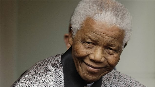 L'ex-président de l'Afrique du Sud Nelson Mandela en juin 2008.