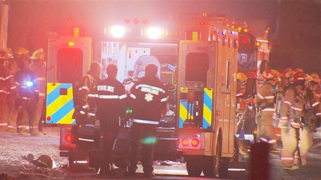 Deux pompiers ont été blessés dans l'incendie