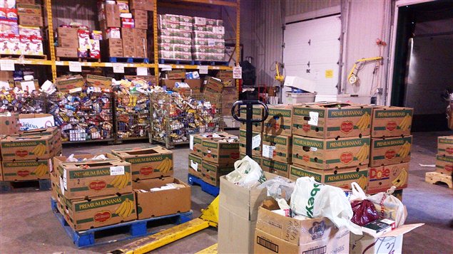 Les réserves de la banque alimentaire « Dépôt alimentaire »