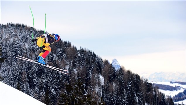 Le Canadien Jan Hudec à Val Gardena