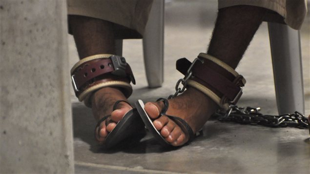 Un detenido en Guantánamo (archivos)