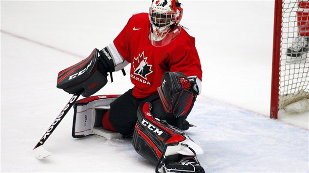 Le gardien Malcolm Subban au camp d'ECJ
