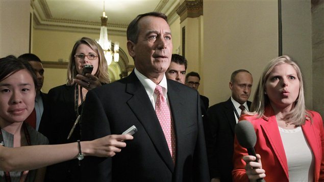 Le président de la Chambre des représentants, John Boehner.