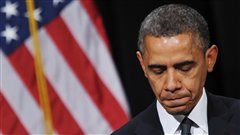 Le président américain Barack Obama lors de la cérémonie oecuménique du 16 décembre 2012