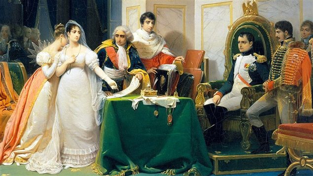 Le divorce de l'imp�ratrice Jos�phine | peinture de Fr�d�ric-Henri Schopin (d�tail)