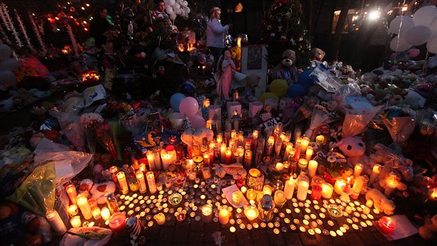 Mémorial pour les victimes de la tuerie de Newtown