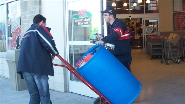 Moisson Outaouais a recueilli plus de 6700 kg de denrées lors de sa collecte de Noël.