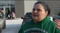 Michelle-Ray McKay, avant son départ de Regina en autocar pour se rendre à Ottawa, dans le cadre du mouvement Idle No More, le 19 décembre 2012.