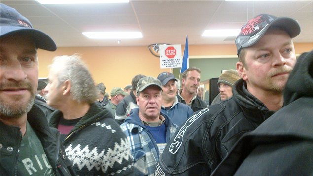 Manifestation à Tracadie-Sheila