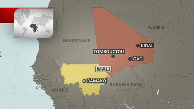 Carte du Mali