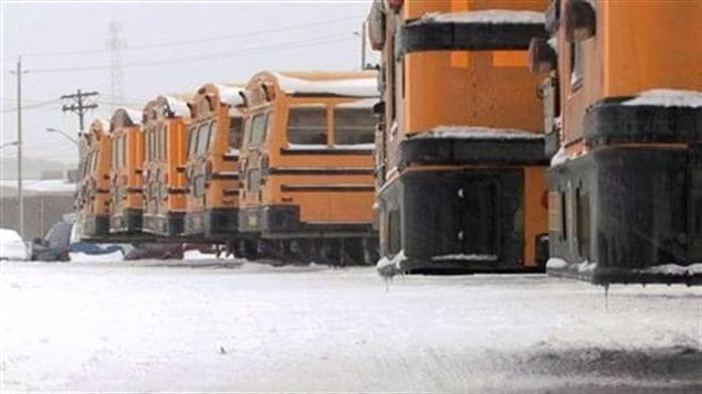 Des autobus scolaires