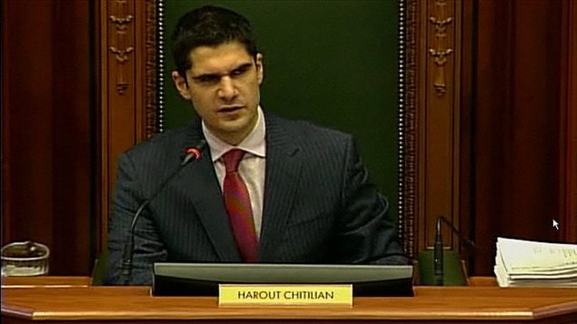 Le président du conseil municipal Harout Chitilian quitte Union Montréal.