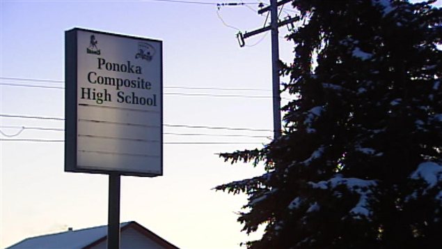 L'École secondaire de Ponoka, en Alberta