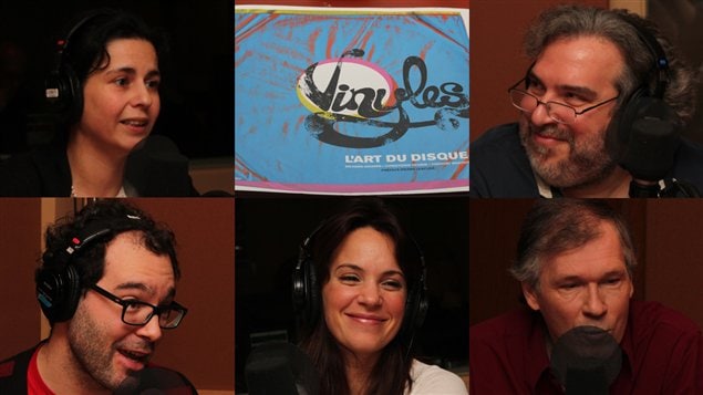 De gauche � droite et de haut en bas : Helen Faradji, Georges Privet, Fr�d�ric Lambert, Genevi�ve Gu�rard et Jean Aubry | �Radio-Canada/C�cile Gladel