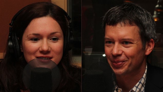L�a Str�liski-Richard et Louis Aucoin. Radio-Canada/C�cile Gladel