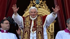 Le pape Benoît XVI, lors de sa bénédiction Urbi et Orbi