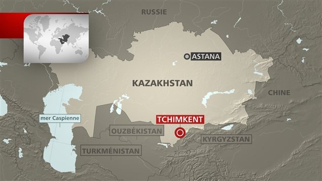 L'écrasement a eu lieu à une vingtaine de kilomètres de la ville de Shymkent, non loin de la frontière avec l'Ouzbékistan.