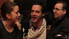 Marie-Claude Lortie, Jean-Fran�ois Leduc et Yvan Marcoux. Radio-Canada/C�cile Gladel