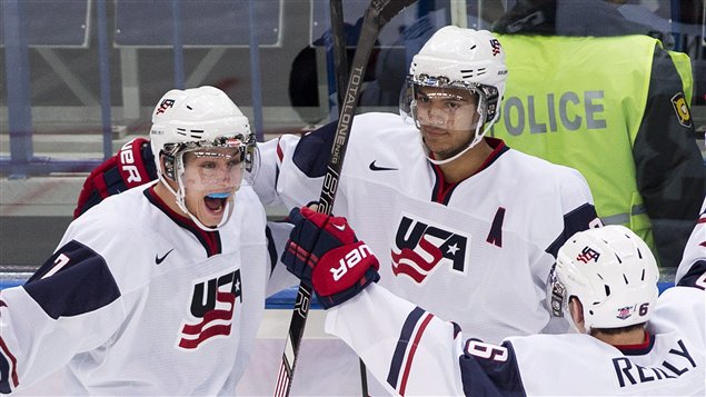 Sean Kuraly et Seth Jones États-Unis USA