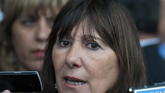 L'ancienne ministre de l'Économie de l'Argentine, Felisa Miceli