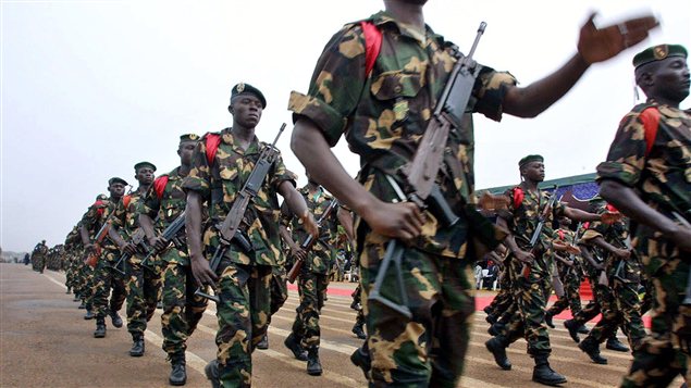 Des soldats de la Centrafrique