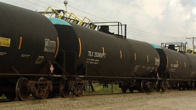 Transport de pétrole par train