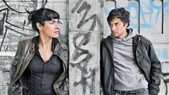 Marie-H�l�ne Thibault et Mikha�l Ahooja, interpr�tes de la pi�ce <em>Pervers</em> | � Rolline Laporte