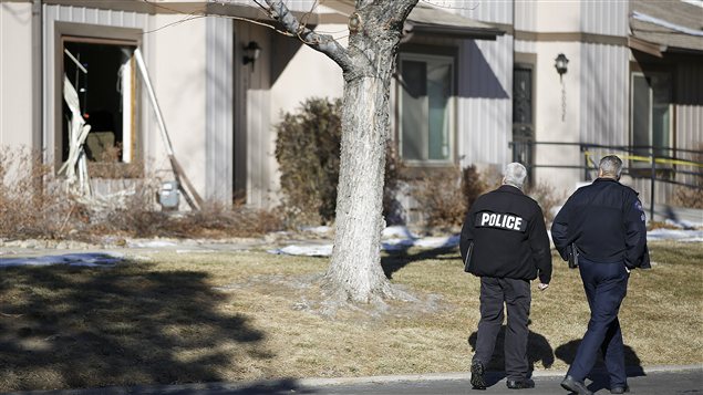 Le complexe immobilier où a eu lieu la prise d'otages à Aurora.