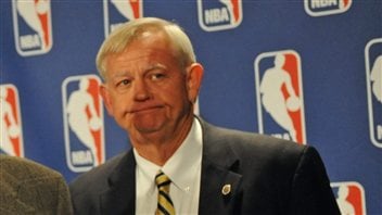 Scot L. Beckenbaugh alors qu'il était médiateur dans le conflit de la NBA, en octobre 2011