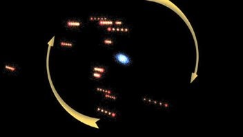 Les galaxies naines en rotation autour d'Andromède