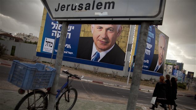 La campagne électorale bat son plein en Israël pour les élections générales du 22 janvier prochain, comme ici à Bnei Brak, près de Tel Aviv