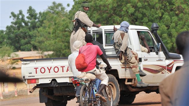 Des rebelles islamistes circulant à Gao, dans le nord du Mali (archives)