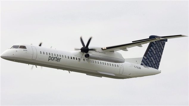 Un avion de la compagnie Porter
