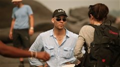 Kim Nguyen sur le tournage de Rebelle