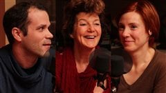 Pier-Luc Lasalle, Nathalie Gascon et Marie-Pierre Poirier  �Radio-Canada/Marie-Sandrine Auger