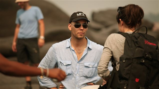 Kim Nguyen sur le tournage de Rebelle