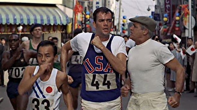 Cary Grant pendant le tournage des Jeux de Tokyo en 1964