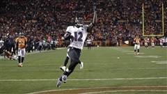 Jacoby Jones des Ravens de Baltimore marque un touch�.