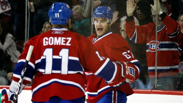 Scott Gomez et Max Pacioretty