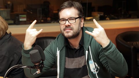 Fran�ois Lemay sent qu'il a l'�me d'un rockeur. �Radio-Canada/Michel Harvey