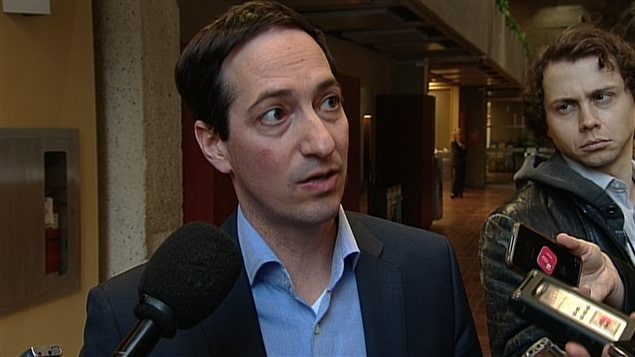 Le président du Conseil du trésor du Québec, Stéphane Bédard