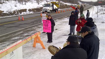 Manifestation Idle No More dans le Nipissing