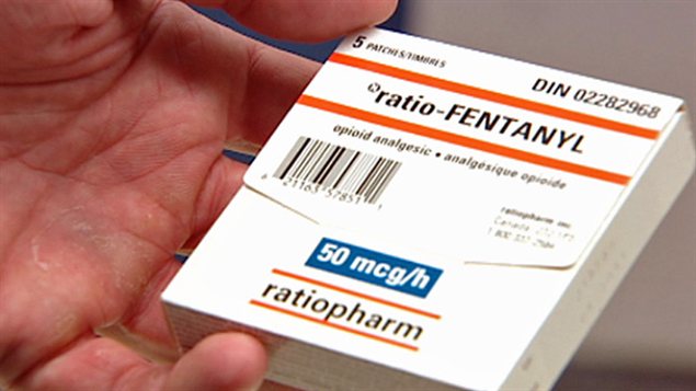 Une boite de Fentanyl