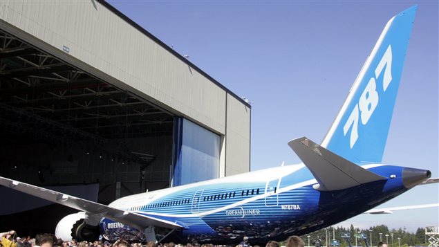 طائرة بوينغ دريملينر 787 التي ستتزود بها شركة الخطوط الجوية الكندية 
