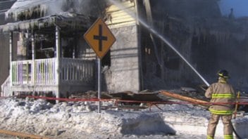 Incendie à Saint-Boniface