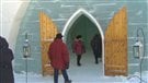Inauguration de l'Hôtel de glace à Québec