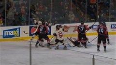 Les Remparts de Québec ont battu les Huskies 3 à 2.