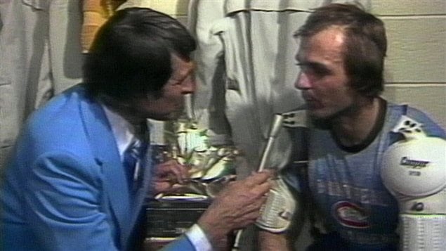 Richard Garneau et Guy Lafleur en 1977 Richard Garneau et Guy Lafleur en 1977