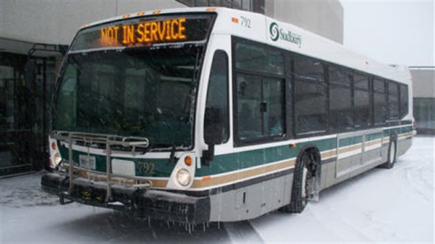 Autobus municipal à Sudbury